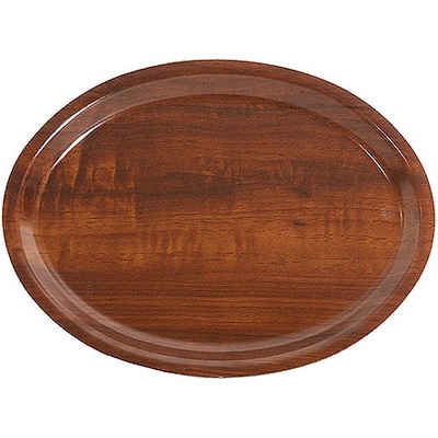 Contacto Tác dřevěný ořech oválný 290x210x19 mm 3403/290 ořech