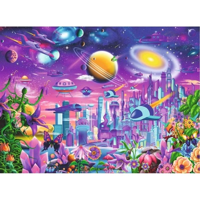 RAVENSBURGER Vesmírné město XXL 200 dílků
