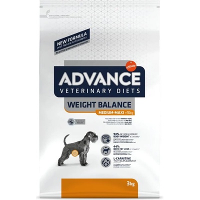 ADVANCE Veterinary Diets Dog Weight Balance M/M 3 кг
