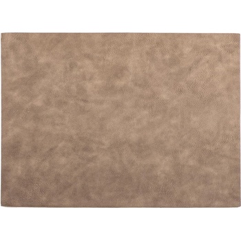 ZicZac Hnedé prestieranie z imitácie kože Troja Rectangle 33x45cm