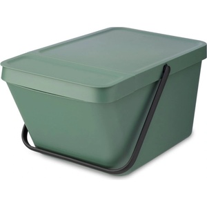 Brabantia Кош за разделно събиране на боклук Brabantia Sort&Go 1006309, 20 л, Подреждане един върху друг, Тъмнозелен (1006309)
