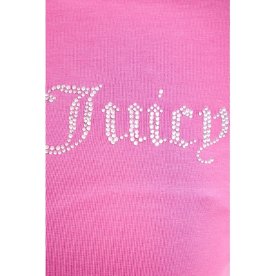 Juicy Couture суичър с цип дамски с памук OOLA HOODIE (JCWAS126306)