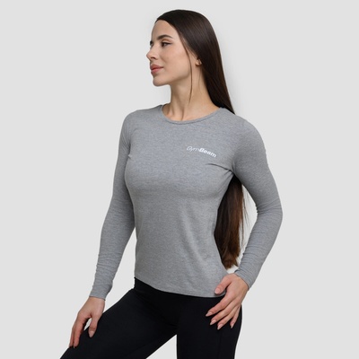 GymBeam dámske tričko s dlhým rukávom Basic Grey
