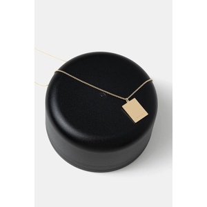 Tom Wood Сребърно позлатено колие Tarot Lovers Pendant Gold (101080)
