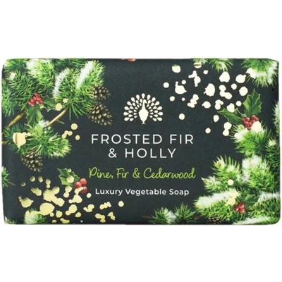 The English Soap Company tuhé mydlo frosted fir and holly 190 g