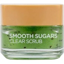 Prípravky na čistenie pleti L'Oréal Smooth Sugars Clear Scrub jemný čisticí cukrový peeling 50 ml