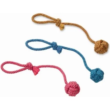 Image 1 of NOBBY Играчка памучно въже + топка - Въже 57 см топка 8 см 275 гр nobby Германия 67051