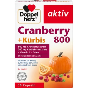 Doppelherz aktiv Cranberry 800 + Kürbis - 30 капсули