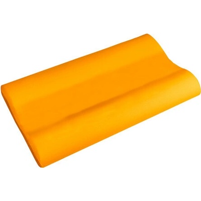 Bellatex Anatomický polštář z líné pěny oranžový jersey 60x33