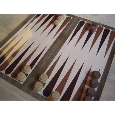 Backgammon - (drevený) Hra +: banner (90x90cm)