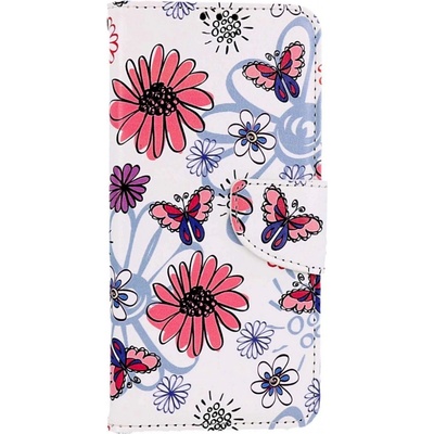 TopQ Xiaomi Redmi Note 12S knížkové Flowers