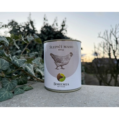 Bohemia Pet Food Slepačie mäso vo vlastnej šťave 800 g