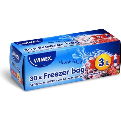 Vrecko do mrazničky (LDPE) transparentné 25 x 32 cm 3L `L` [30 ks] 541245 – Zbozi.Blesk.cz