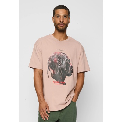 Mister Tee Мъжка тениска в розов цвят Mister Tee Flying High OversizeUB-MT1981-02913 - Розов, размер XXL