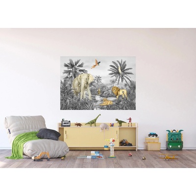 Ag Design FTDNM-5285 Dětská vliesová fototapeta na zed' Džungle, rozměry 155 x 110 cm
