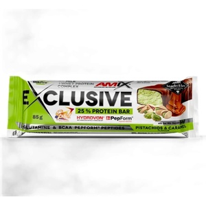 Amix Nutrition Exclusive Protein Bar [85 грама] Шамфъстък с карамел