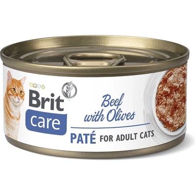 Brit Care Cat Paté Beef with Olives 6 x 70 g
