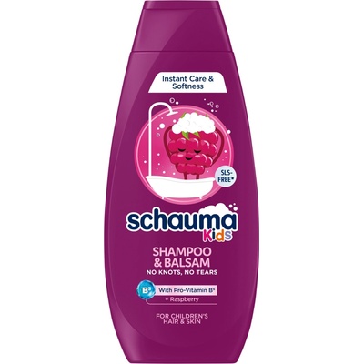 Schauma šampón a kondicionér Kids s extraktom z maliny 400 ml