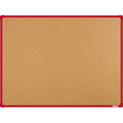 BoardOK tabule korek 120 x 90 cm červený rám