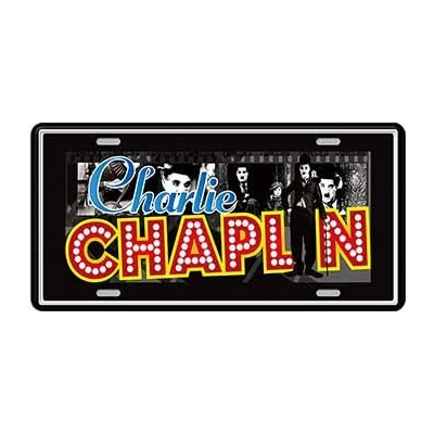 Ceduľa značka Charlie Chaplin