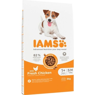 Iams For Vitality malých a stredných plemien s kuracím mäsom 5 kg