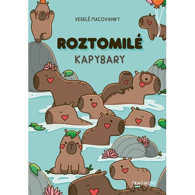 Fragment Roztomilé kapybary Veselé maľovanky