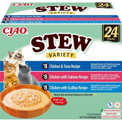 INABA bez obilovin mix chutí 24x40 g