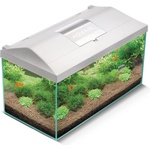 AQUAEL Аквариумен комплект Aquael LEDDY PLUS 60 D&N бял 54 л