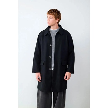 BALMOHK Палто Balmohk Soft Touch coat - Black (Black / Black)