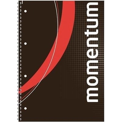 Victoria Paper Špirálový zošit A4 štvorčekový perforovaný dierkovaný Momentum
