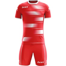 Zeus Kosmo komplet dres + trenky červená/bílá