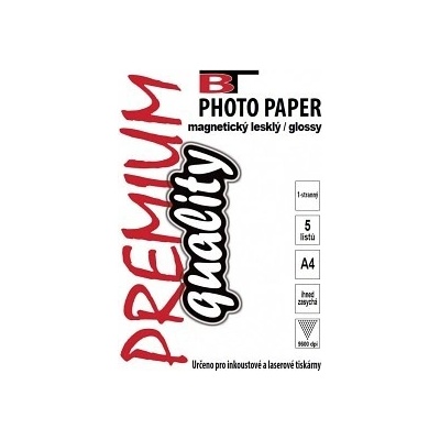 BT fotopapír magnetický lesklý A4 (5listů)