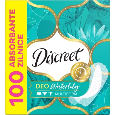 Discreet Ежедневни превръзки Discreet Deo - Водна лилия, 100 броя