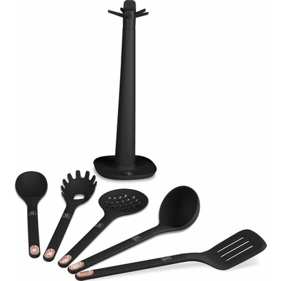 Kuchynské náčinie so stojanom 6 ks Berlingerhaus Black Rose Collection BH-8617