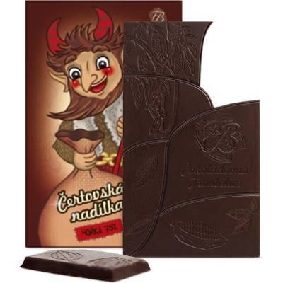 Čokoládovna Troubelice Čokoláda čertík hořká 75% 45 g