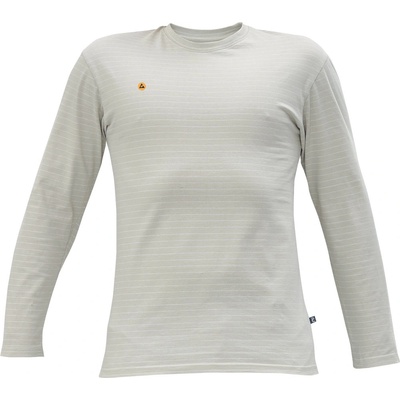 CERVA Тениска с дълъг ръкав cerva noyo esd ls / esd - сива s (0304013600001)