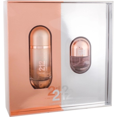 Carolina Herrera 212 Vip Rose EDP 80 ml + telové mlieko 100 ml darčeková sada