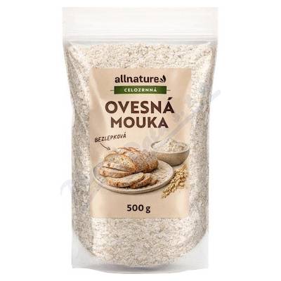 Allnature ovesná mouka celozrnná bezlepková 0,5 kg