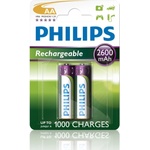 Philips Батерии 2x Philips Rechargeable AA, 2600mAh, 1.2V (R6B2A260)