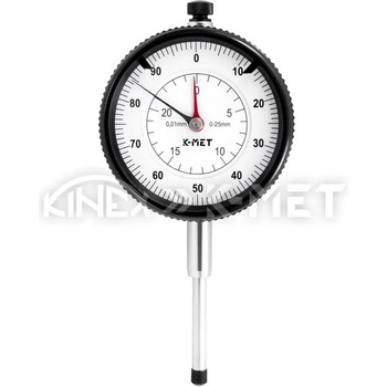 K-MET Индикаторен часовник с циферблат K-MET 1155-02-025 - 0-25 mm, 0.01 mm (1155-02-025)