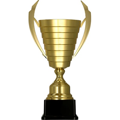 Kovový pohár Zlatý 55,5 cm 20 cm