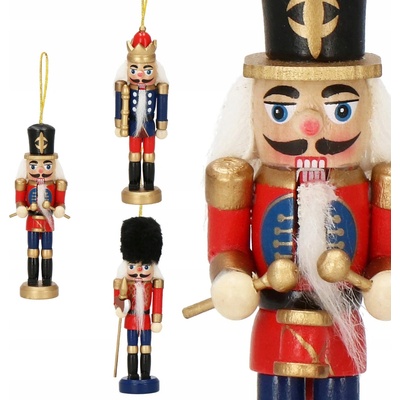 Springos CA0823 VIANOČNÁ OZDOBKA LUSKÁČIK 12,5 CM 3 KS
