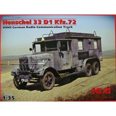 ICM Henschel 33 D1 Kfz.72 Radio Communication Truck 1:35