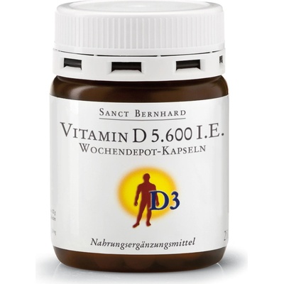 Sanct Bernhard Vitamín D 5.600 IU postupne uvolňovaný 26 kapsúl