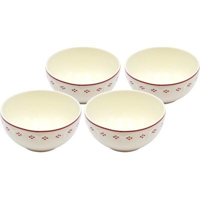 Mäser Súprava misiek Lova Red 14 cm 4 ks