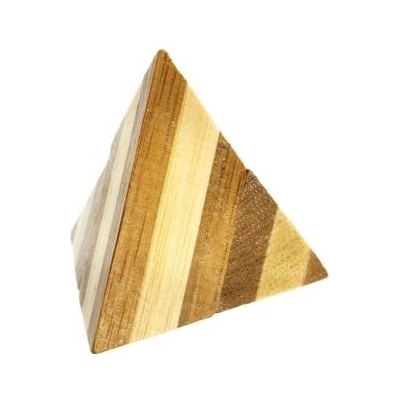 EUREKA 3D Bambusový hlavolam Pyramid