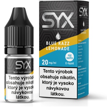 Syx SYX NS BlueRazz Lemonade 10 ml 20 mg