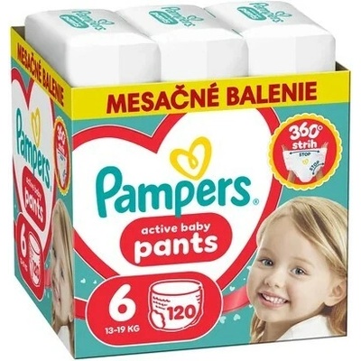 Pampers Active 6 120 ks