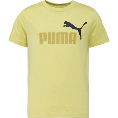 Puma ESSENTIALS N0. 1 LOGO TEE B Žlutá,Černá – Sleviste.cz