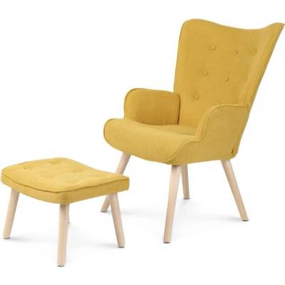 Sconto Kadri s podnožkou žltá